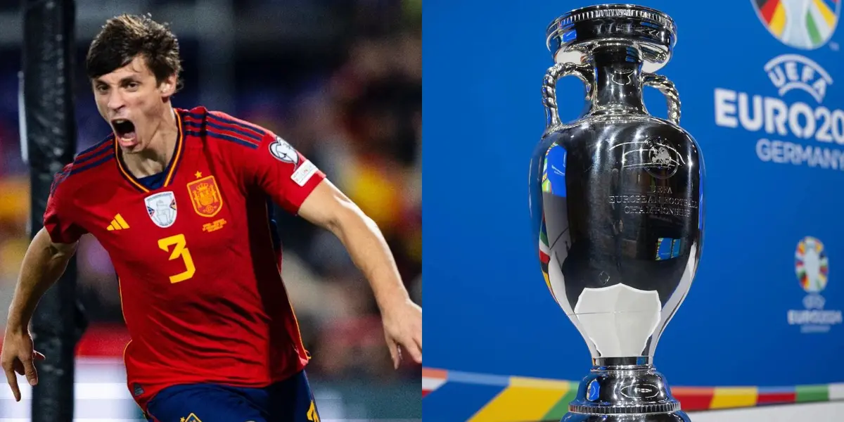 Le Normand grita un gol con la Selección española.