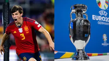 Le Normand grita un gol con la Selección española.