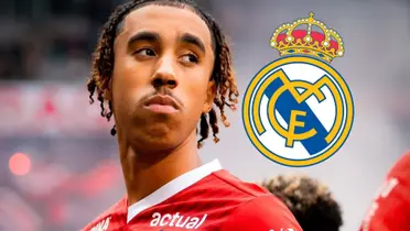 Leny Yoro con la camiseta del Lille.