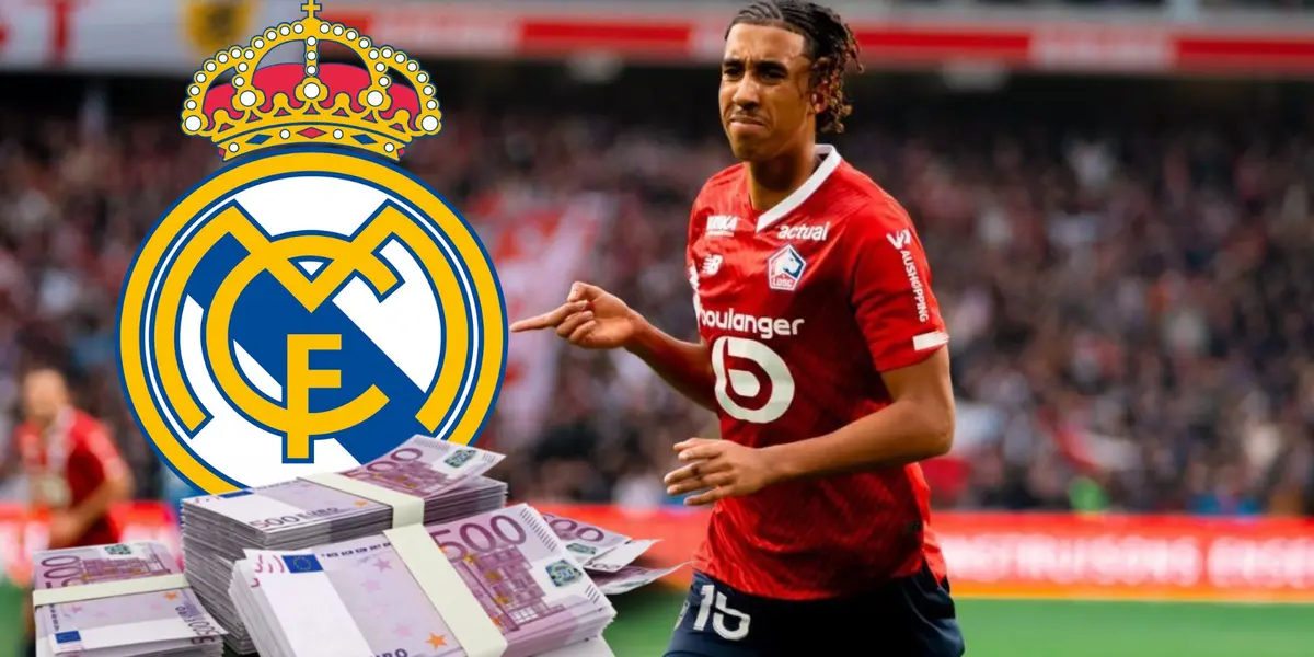 Leny Yoro con la camiseta del Lille. (Foto: Sport)