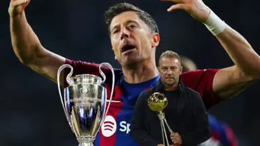 Lewandowski entusiasma con las Champions en Barça y es tajante sobre Hansi Flick