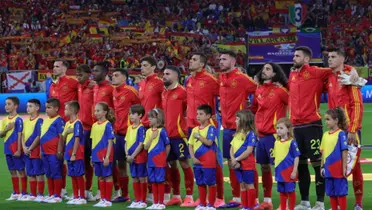 Los 11 de España en el partido ante Italia. (Foto: EFE)