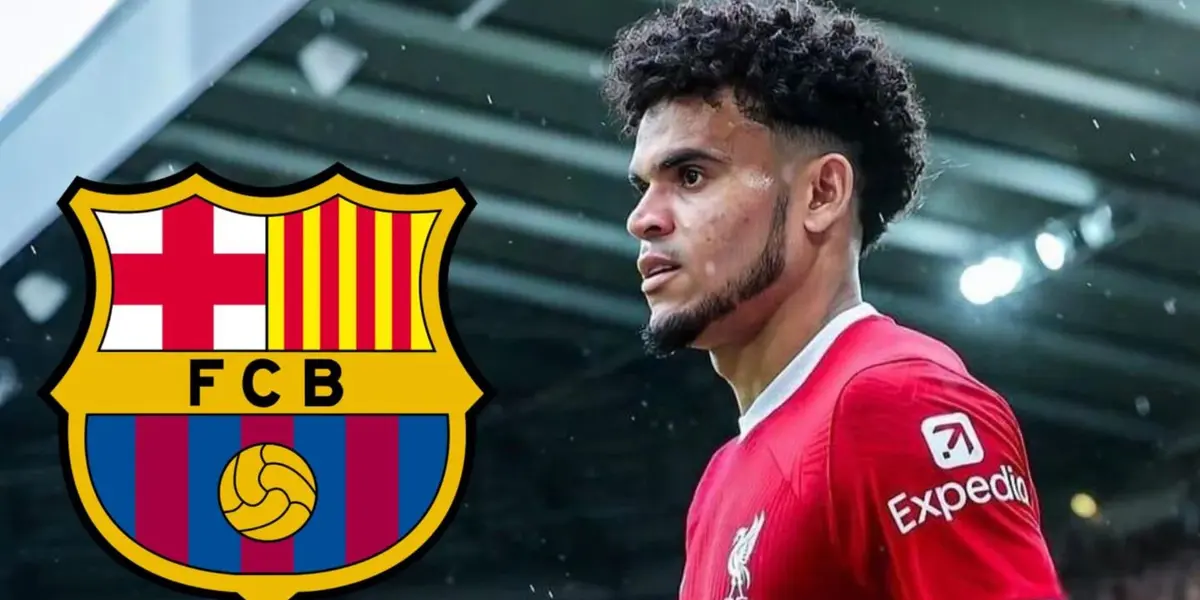 Luis Díaz con la camiseta del Liverpool.