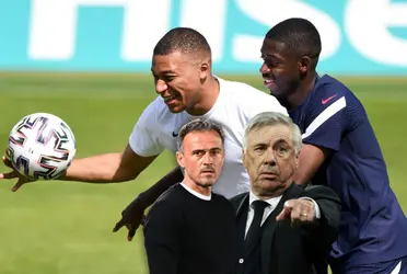 Mbappé sigue con todos los focos sobre él después de darle una fraternal bienvenida a Dembélé y estar junto a su compatriota viendo el partido del PSG.