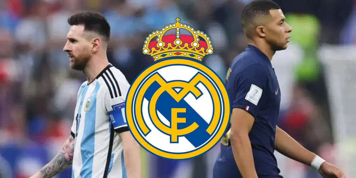 Messi y Mbappé durante la final del Mundial de Qatar 2022.