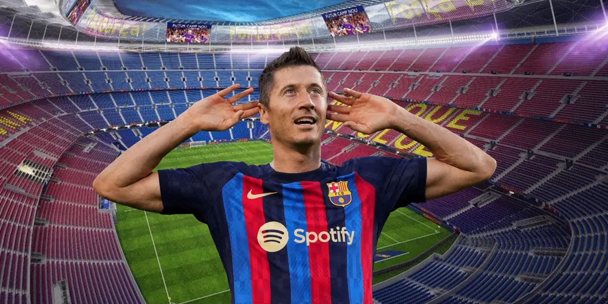 Mientras advierte al Nápoles, el nuevo objetivo de Lewandowski con Barcelona