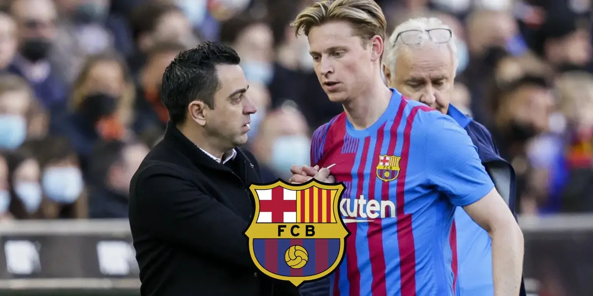 Mientras defiende a Frenkie de Jong, la confesión de Xavi en Barcelona