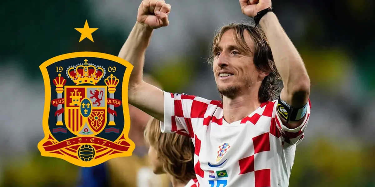 Modric en el Mundial de Qatar 2022.