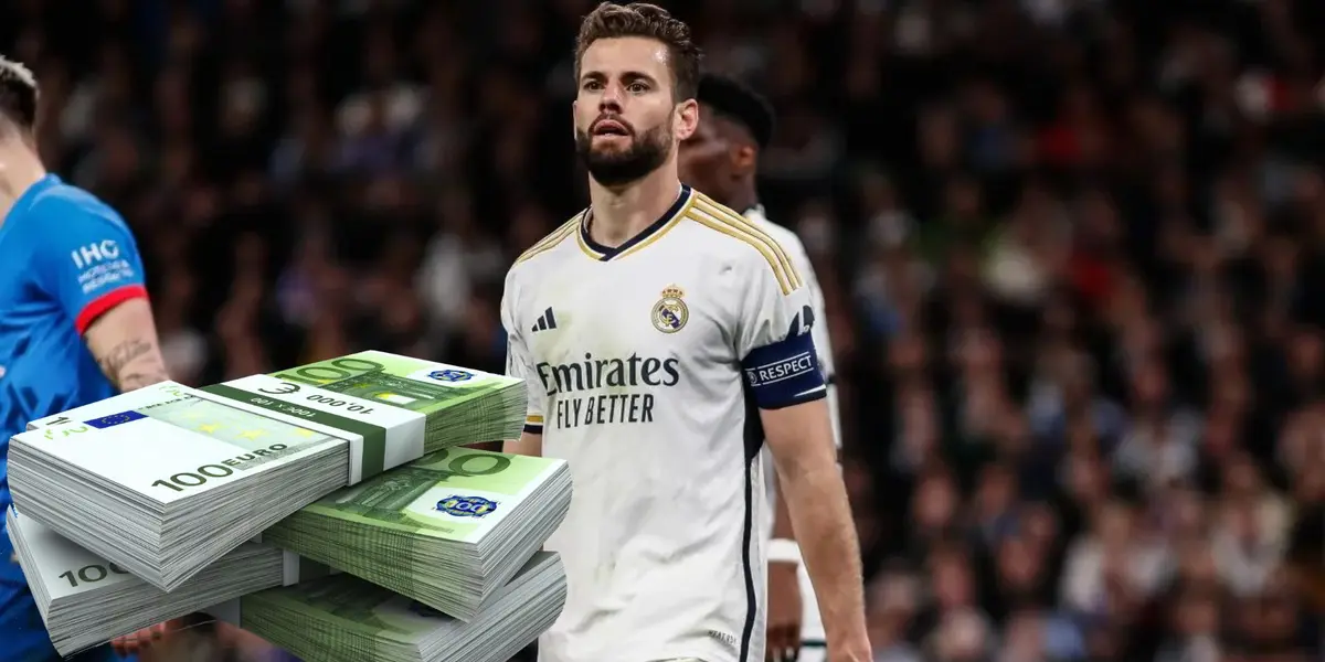 Nacho con la camiseta del Real Madrid.