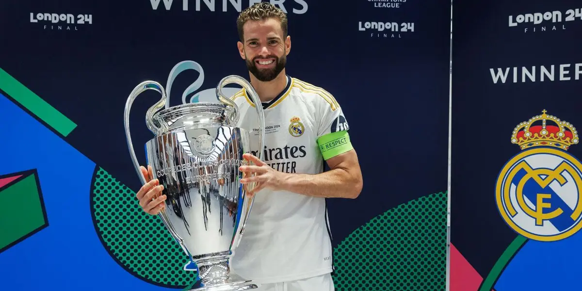 Nacho levantando la última Champions. (Foto: Real Madrid)