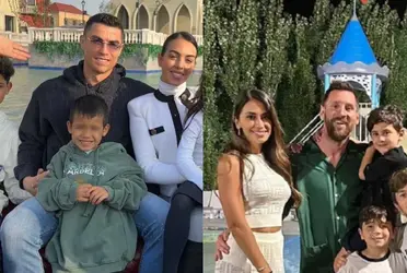 Nada de seguir entrenando para el argentino, él disfruta de la noche con familia y amigos