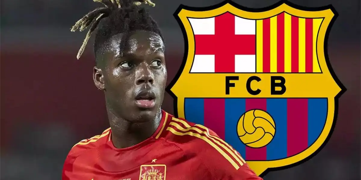 Nico Williams con la camiseta de España.