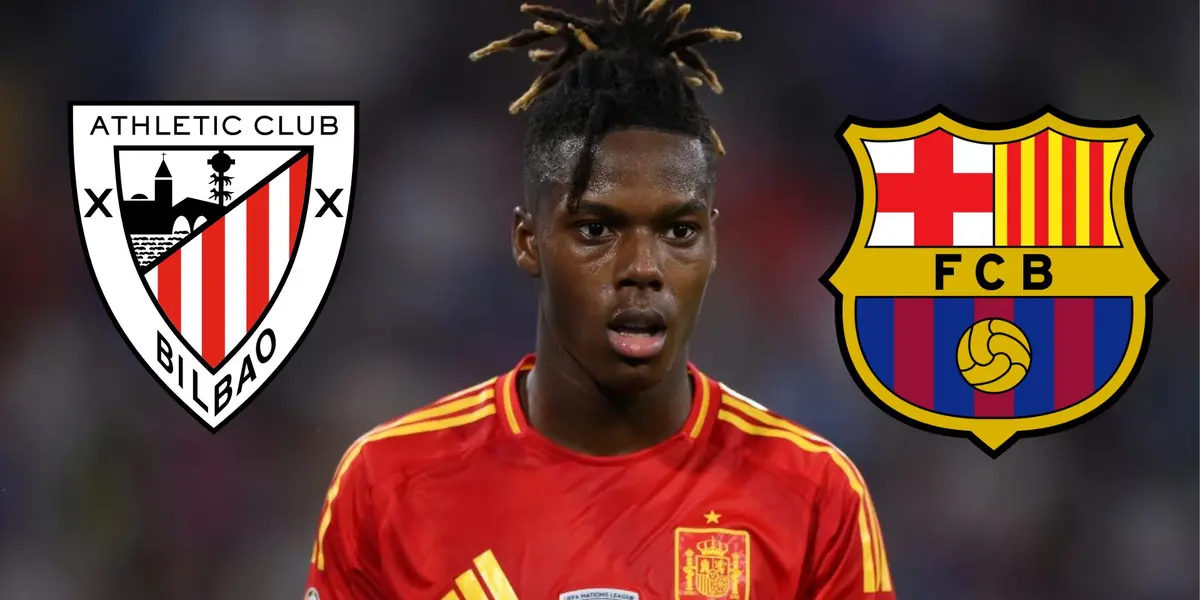 Nico Williams con la camiseta de España en la Eurocopa. (Foto: EFE)