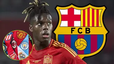 Nico Williams con la camiseta de España. (Foto: Selección española)