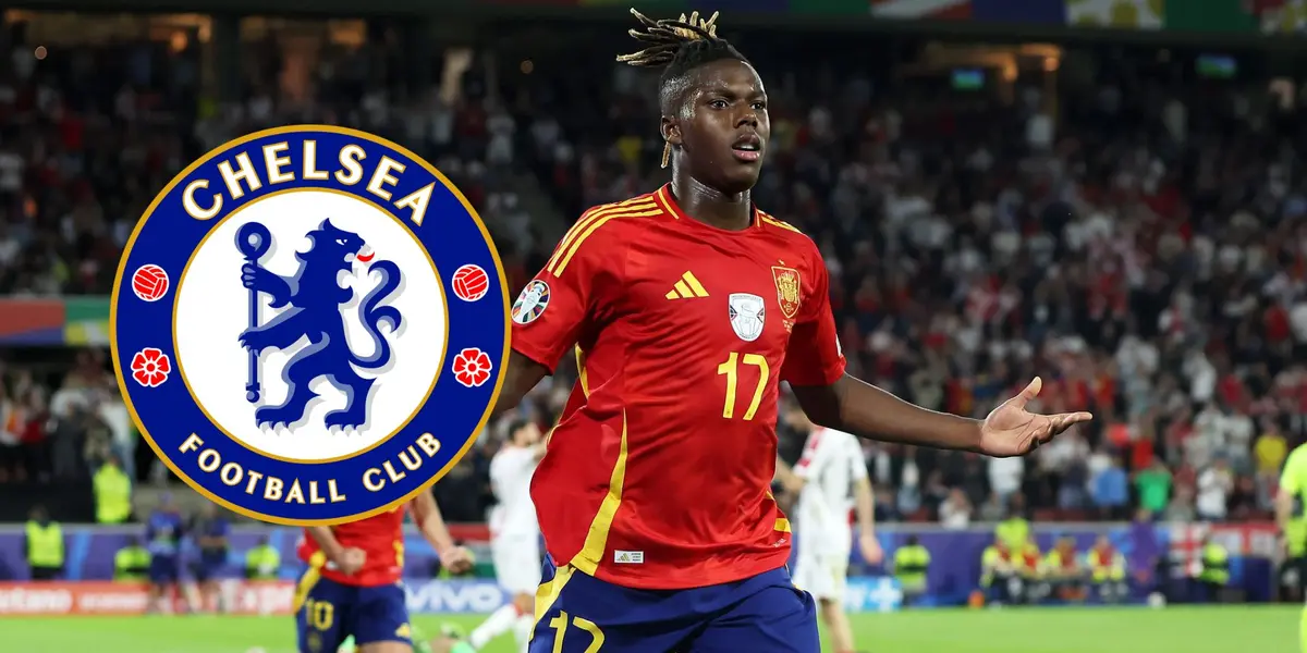 Nico Williams festejando su gol ante Georgia. (Foto: EFE)