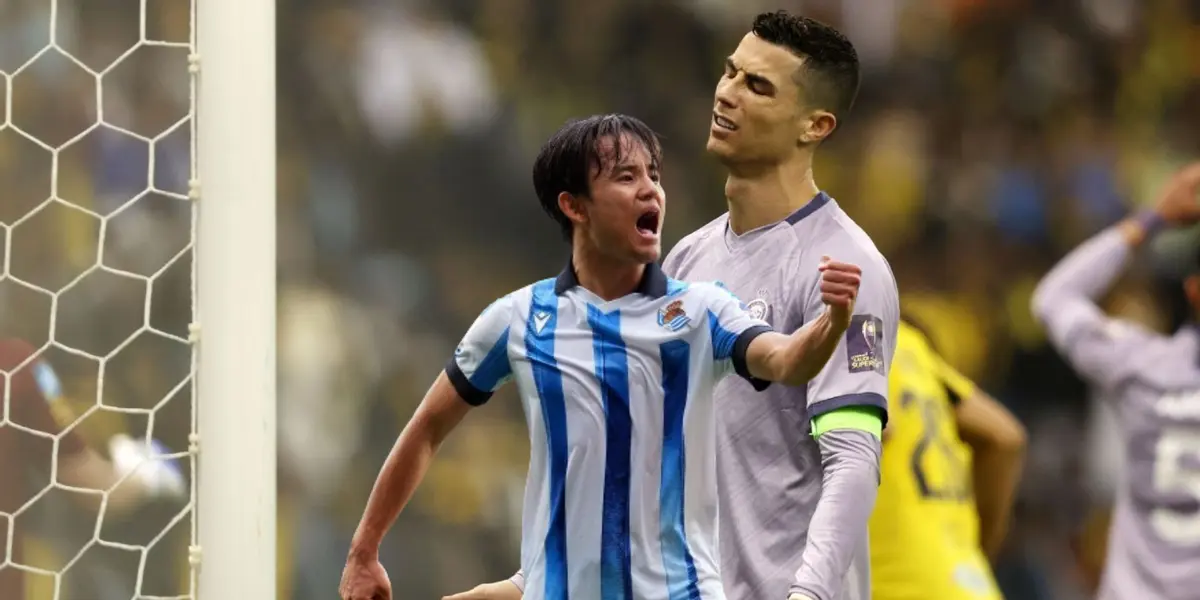 No quiere jugar con Cristiano Ronaldo, los millones que Kubo rechazo de Al-Nassr