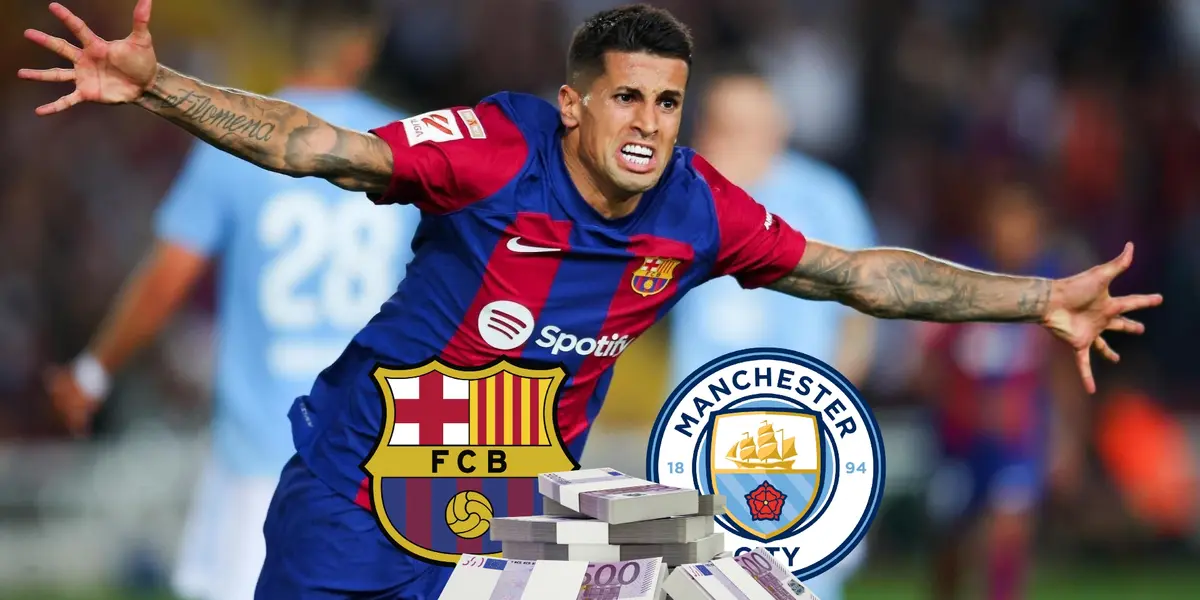 Planean pagarlo 20 millones, el salario que recibe João Cancelo en Barcelona