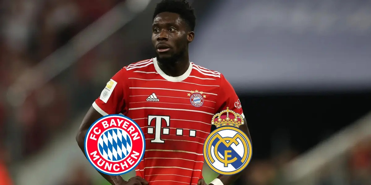 Por pensar en Real Madrid, el castigo del Bayern Múnich a Alphonso Davies