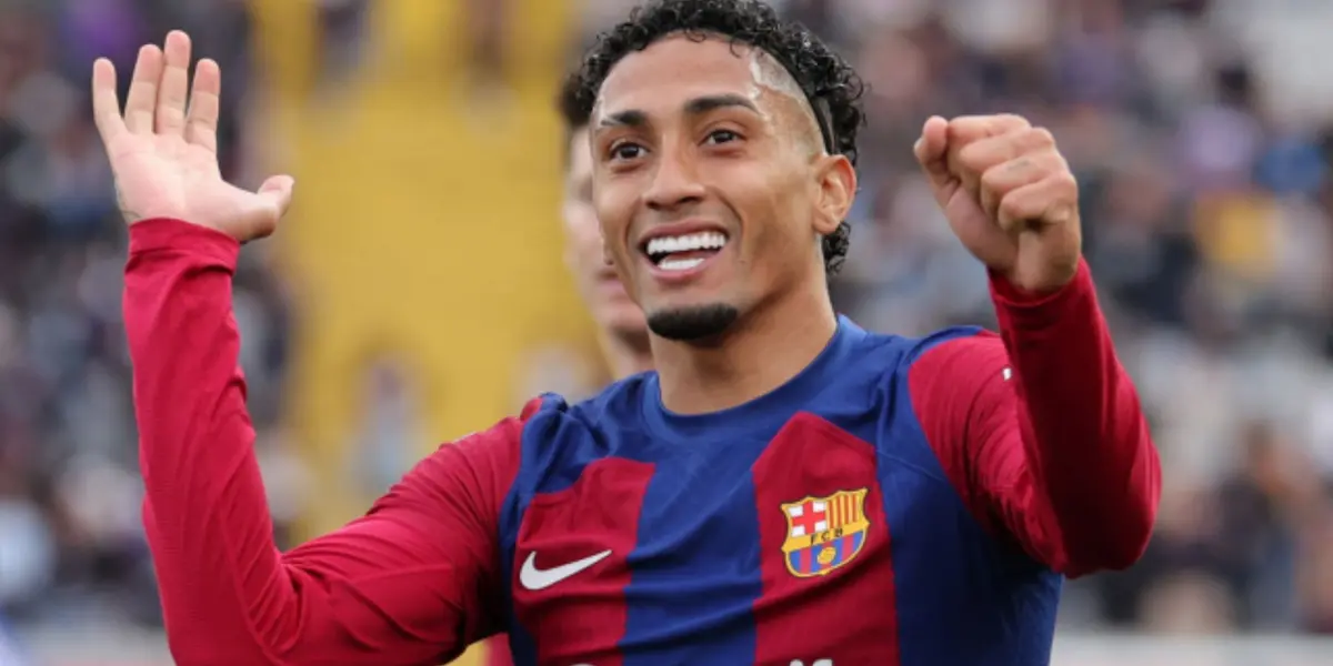 Raphinha con la camiseta del FC Barcelona. (Foto: FC Barcelona Noticias)