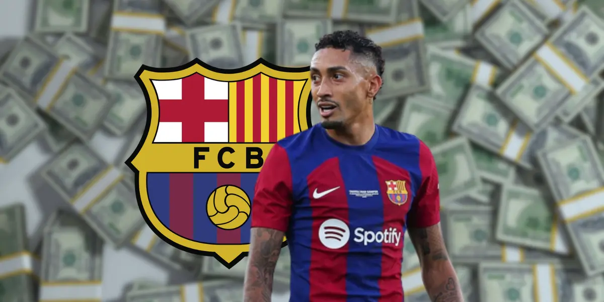 Raphinha vale 50 millones y este club pondría el doble para sacarlo del Barça