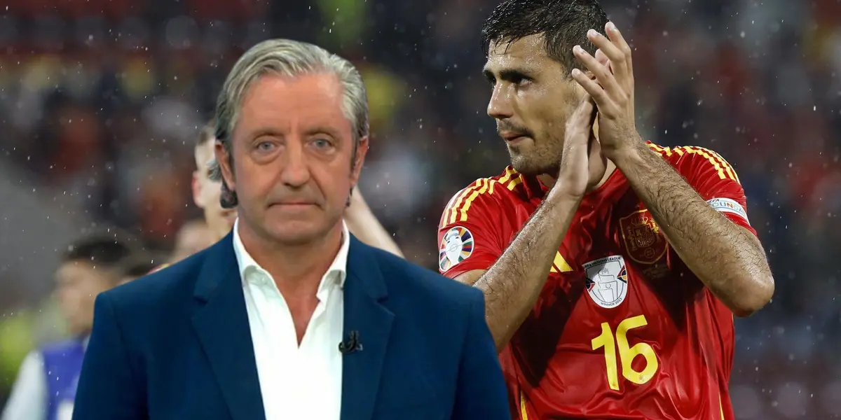 Rodri aplaude a la afición española presente en Colonia. (Foto: EFE)