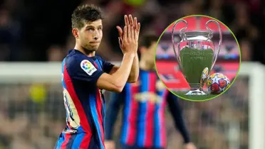 Sergi Roberto se despide de los aficionados culés.