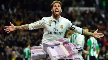 Sergio Ramos con la camiseta del Real Madrid. (Foto: collage)