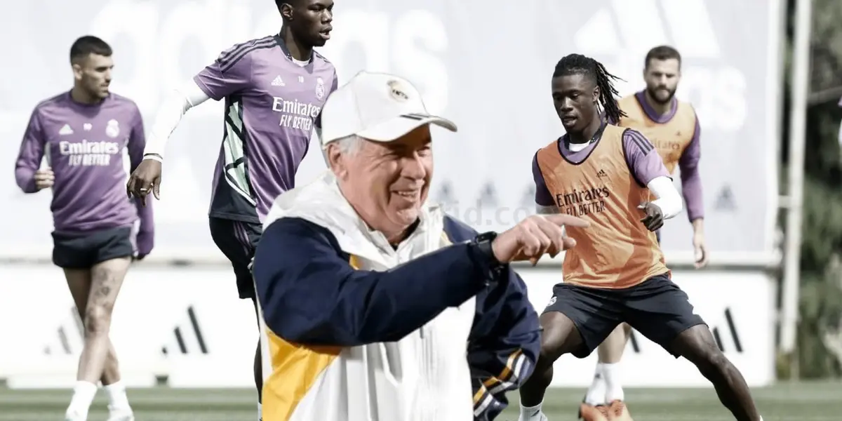 Sonríe Carlo Ancelotti, la buena noticia que recibió el Real Madrid