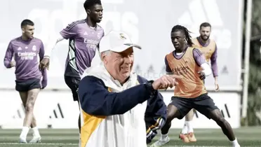 Sonríe Carlo Ancelotti, la buena noticia que recibió el Real Madrid