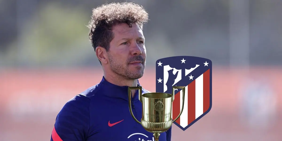Sonríe Diego Simeone, la buena noticia del Atlético de Madrid antes del Sevilla