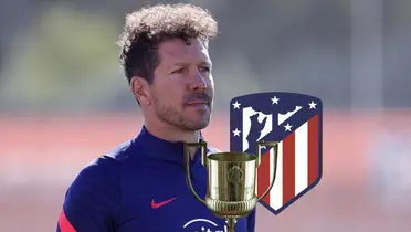 Sonríe Diego Simeone, la buena noticia del Atlético de Madrid antes del Sevilla