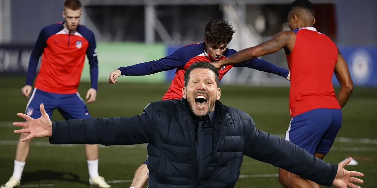 Sonríe Diego Simeone, la gran noticia que del Atlético de Madrid