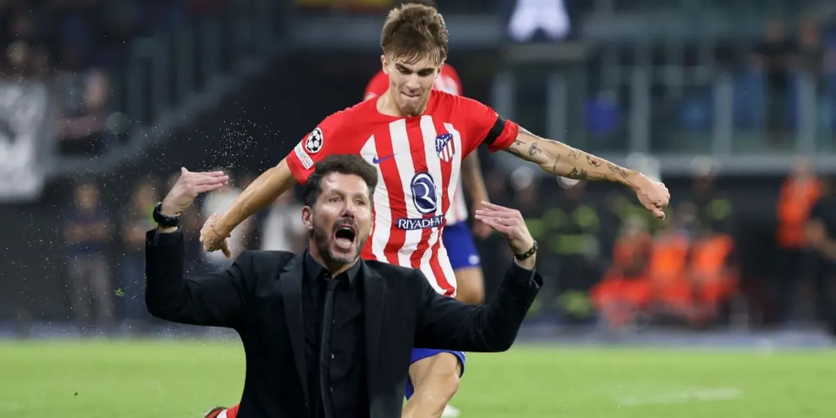 Sonríe Diego Simeone, Pablo Barrios reveló su deseo con el Atlético de Madrid
