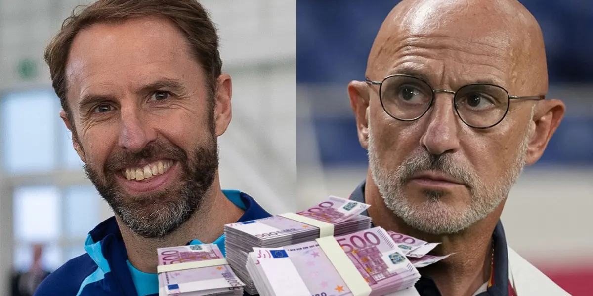 Southgate y De La Fuente. (Foto: collage)