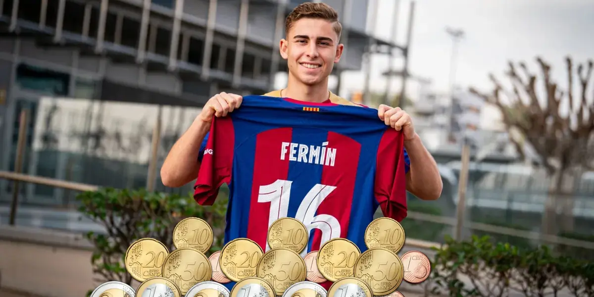 Tiene ficha de primer equipo, las monedas que Barcelona le paga a Fermín López