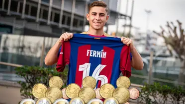 Tiene ficha de primer equipo, las monedas que Barcelona le paga a Fermín López