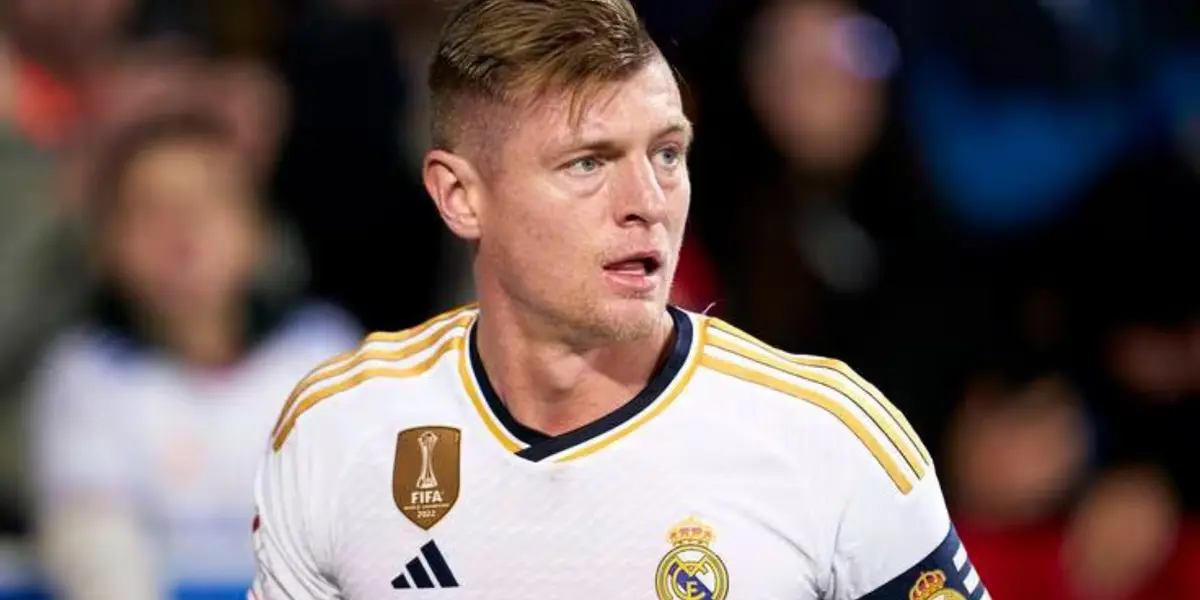 Toni Kroos con la camiseta del Real Madrid.