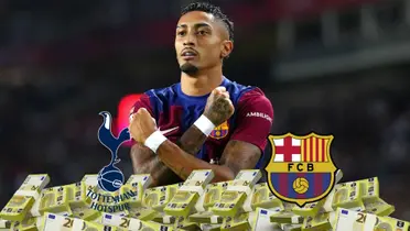 Tottenham lo pagaría 70 millones, lo que se ahorraría Barcelona sin Raphinha