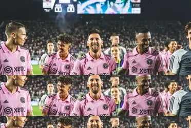 Tras el pitazo final del partido, Messi habló del grupo y como se sintieron tras la victoria