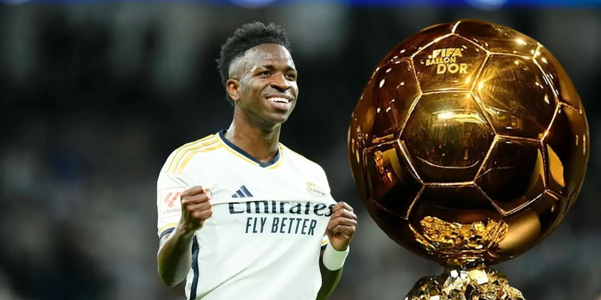 Vinicius con la camiseta del Real Madrid.