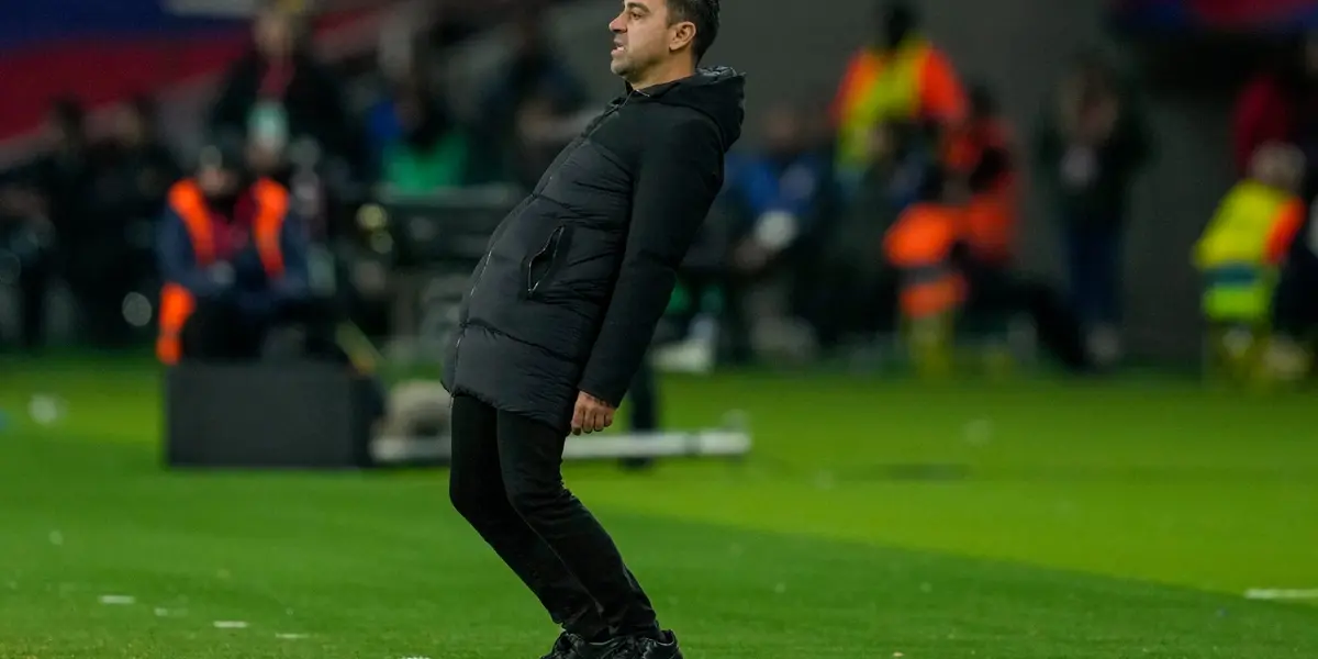 Xavi Hernández, durante un partido del FC Barcelona