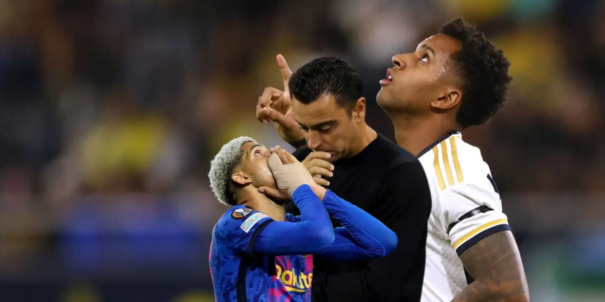 Xavi quiso cambiar el partido y el Real Madrid comenzó a liquidar el encuentro.