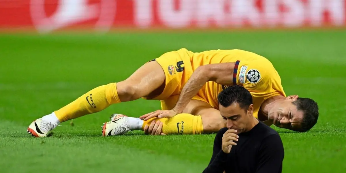 Xavi tuvo que reemplazar al polaco por Ferran Torres en el partido de ayer