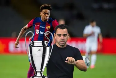 Xavi ya tiene decidida la alineación para el partido de hoy.